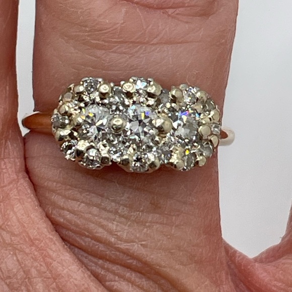 Antique Diamond Ring TCW .84! - Picture 4 of 8